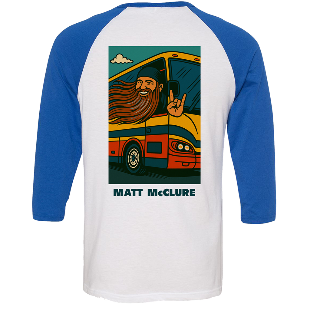 I Will Choose To Believe Baseball Tee (White With Blue)