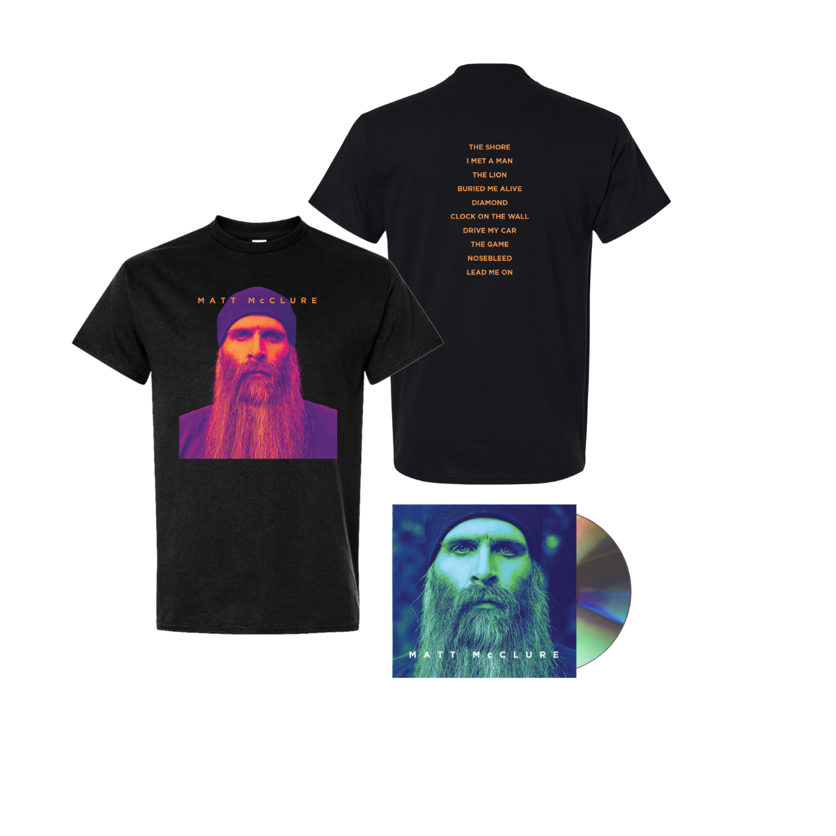 Matt McClure Self Titled CD + Tee